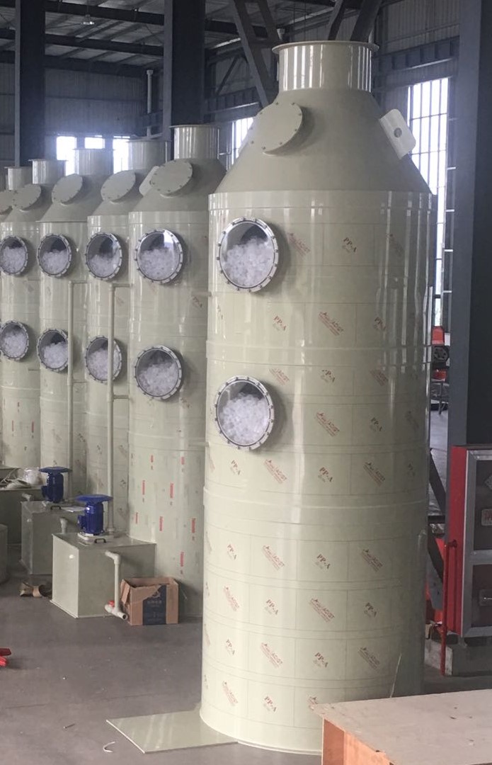 VOCs廢氣治理的洗滌塔中常見填料種類、特點(diǎn)